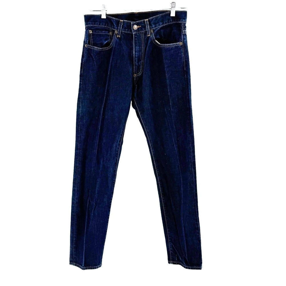 Brooks Brothers 1818 Denim Straight Jeans Men's 32X32 Dark Wash Preppy USA Made